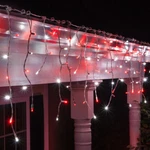 70 Led Christmas Icicle Lights White Wire 7' Outdoor Holiday Hanging. Fixed Price $29.99.