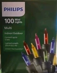 Philips 100 Multi Mini Lights Indoor/outdoor 20.6FT-GREEN Wire. Fixed Price $14.96.