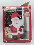 Gemmy Airblown Inflatable Indoor 4' Santa Claus W/ Box (tested And Working). Fixed Price $18.50.