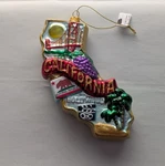 Kurt Adler California Glass Ornament, 6-1/2-INCH. Fixed Price $11.99.