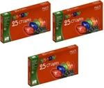 (3) Ea Holiday Wonderland 525-88 Ct Transparent Multi C7 Christmas Light Sets. Fixed Price $78.80.