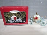 1998 Hallmark QXD4083 Cinderella's Coach" Disney Ornament. Fixed Price $19.99.