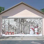 Tiamon Christmas Garage Door Banner Cover Large Merry 7 X 16 Ft. Fixed Price $54.99.
