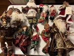 9 Christmas Figures Elf Santas Fairies 3 Mark Roberts 1 Crakewoood Karen Didion. Fixed Price $155.99.