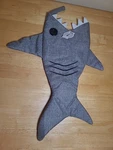New, Holiday Time Shark Christmas Stocking, 17" Jaws Fish Ocean. Fixed Price $10.00.