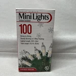 Everstar 100 Ct Steady Flashing Clear Mini Lights Green Wire Indoor 21.5 Ft. Fixed Price $7.16.