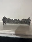 Vintage (2003) Arthur Court Aluminum Serveware Magnolia Cracker Tray Footed 9". Fixed Price $30.00.