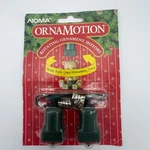 Vintage 1989 New Noma Ornamotion Motors 2 Pack Turns Any Christmas Ornament Nos. Fixed Price $12.60.