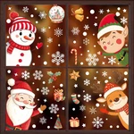 102PCS Christmas Stickers For Glass Windows,double Sided Snowflakes Xmas. Fixed Price $18.99.