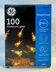 Ge 100 Mini Gold Incandescent Christmas Lights 20.6-FT String-a-long. Fixed Price $9.95.