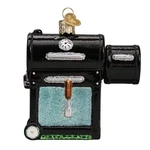 Old World Christmas Smoker Bbq Glass Blown Ornament For 1.5 X 3.5,. Fixed Price $32.99.
