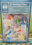 Holiday Time 60 Mini Led Multi Lights Christmas Wedding Party White Wire. Fixed Price $12.45.