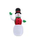 Christmas Santa Giant Snowman Top Hat Red Vest Airblown Inflatable 20 Feet Tall. Fixed Price $259.99.