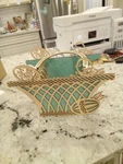Enesco Flourish Basket Centerpiece 4051051. Fixed Price $14.99.
