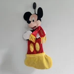 Disney Parks Authentic Mickey Mouse Christmas Stocking Plush Head Scarf 20" Rare. Fixed Price $32.99.