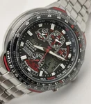 Citizen U600 Red Arrows Radio Solar Chronograph World Time Watch Box. Fixed Price $690.99.
