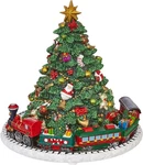 Raz Imports Animated Musical Green Christmas Tree With Train 6.25 Inch. Fixed Price $47.57.