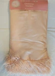 Pink Gold Rose 48 Christmas Tree Skirt Providence Holiday Faux Fur Trim Round. Fixed Price $29.99.