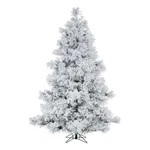 Vickerman Traditional Plastic Christmas Tree With 1050 Led Lights In White. Fixed Price $1628.21.