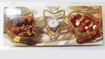 Holiday Gold By Indiana Glass Christmas Candy Serving Dish Set Of 3 Clear. Fixed Price $30.00.