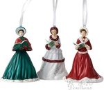 Royal Doulton Songs Of Christmas Ornaments, Set 3. Fixed Price $249.00.