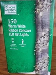 Home Accents 150 Warm White Ribbon Concave Led Net Lights New. Fixed Price $22.99.