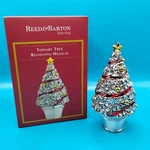 Reed & Barton Topiary Tree Revolving Christmas Musical Figurine Oh Tannenbaum. Fixed Price $22.49.