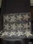 New 4 Piece Crocheted From Ikea Ornaments 3 Total Sets (12 Stars). Fixed Price $29.99.