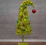 Hobby Lobby Grinch 5FT Led Bright Green Whimsical Christmas Tree. Fixed Price $99.95.