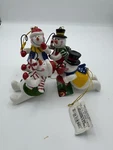 Set Of 4 Snowman Christmas Ornaments By Kurt Adler. Fixed Price $13.85.