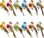 Lwingflyer 4INCH Fake Birds Clip On Ornaments For Christmas Tree.... Fixed Price $21.82.