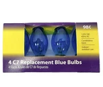 Light Keeper Pro Blue C7 Christmas Bulbs Transparent 5W Indoor Outdoor. Fixed Price $10.49.