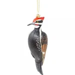 Pileated Woodpecker Bird Blown Glass Handcrafted Christmas Ornament Nib Cobane. Fixed Price $23.99.