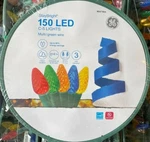 Ge Staybright 150-CT 37.2-FT Constant Multicolor C5 Led Christmas String Lights. Fixed Price $28.99.