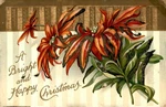 Bright And Happy Christmas Series No. 1045, Printed Germany Postcard. Fixed Price $19.95.