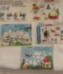 Vtg 1983 Etch-a-sketch Magic Reusable Fun Screens 6 Pk Smurfs Used Clean. Fixed Price $6.00.