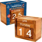Wooden Perpetual Calendar Desk Blocks Cute For Date Cubes Display Decor Gifts. Fixed Price $23.99.
