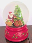 Kurt Adler Santa Claus 100MM Resin Christmas Snow Globe Musical Joy To The World. Fixed Price $24.95.