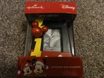 New Hallmark Disney Sparkly Mickey 2017 Photo Christmas Holiday Ornament. Fixed Price $9.20.