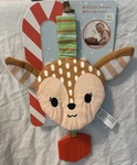 Sunny Days Christmas Reindeer Baby Toddler Teether & Crinkle Book Multi Textures. Fixed Price $8.99.