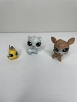 Littlest Pet Shop G6 Set Of 3, Deer, Polar Bear And Fish #lucky Dozen 1. Fixed Price $9.00.