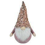 Northlight 12-INCH Pink And Rose Gold Christmas Gnome Tabletop Figure. Fixed Price $28.97.