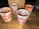 Shmilmh Flall Theme Glass Candle Holders Set Of 4 Tea Lights & Votives Leaves. Fixed Price $5.99.