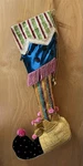 Katherine's Collection Fancy 28 Christmas Stocking Sequins,beaded, Fringe, Bells. Fixed Price $79.98.