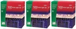(3) Holiday Wonderland 14084W-88 300 Count Clear Icicle Christmas Light Sets. Fixed Price $73.89.