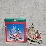 Kurt S. Adler Musical Water Globe 9.75" Sleigh Santa Reindeer Christmas Tree. Fixed Price $29.97.