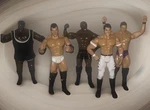 Wwe Wrestling Figures Toy Lot (5) Jakks Mark Henry Regal Evan Bourne Lashley Ecw. Fixed Price $24.99.