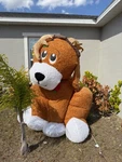Holiday Living Gemmy Airblown Inflatable 8.5FT Dog Reindeer Costume Fuzzy. Fixed Price $169.80.