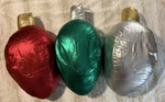 Holiday Time 3 Pack Jumbo 27 Plush Lightbulb Hanging Decor/photoprop Christmas. Fixed Price $118.88.