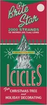 Brite Star Icicles Tinsel,polyvinyl Strand, Silver (2000 Strands). Fixed Price $15.36.